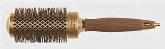 OLIVIA GARDEN, Термобрашинг EXPERT BLOWOUT SHINE Wavy Bristles Gold&Brown 45 (Nano Thermic), 44/45 мм ID2050