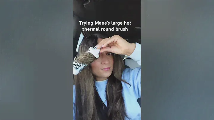 Mane’s Large Hot Thermal Round Brush #hairstyle #blowouthair #hairtransformation #hairtutorial