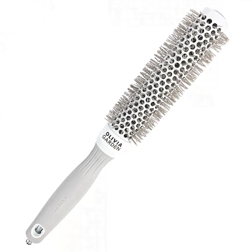 Olivia Garden Термобрашинг EXPERT BLOWOUT SPEED XL Wavy Bristles White&Grey 25 мм-0