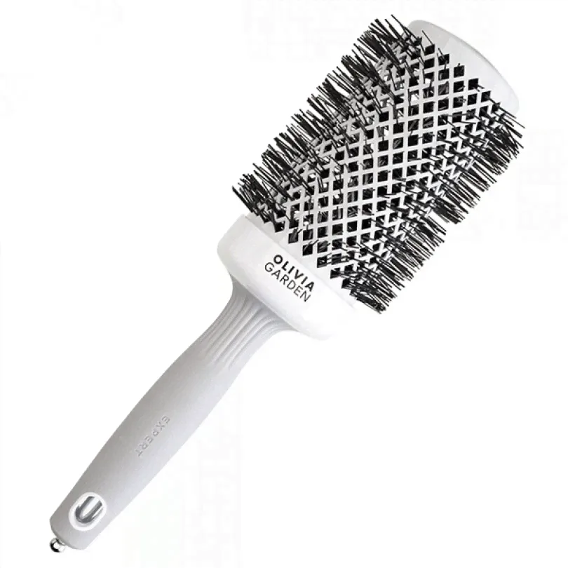 Olivia Garden Термобрашинг EXPERT BLOWOUT SHINE White&Grey 55 мм-0